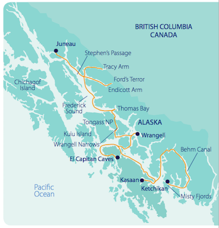 Aurora Alaska map