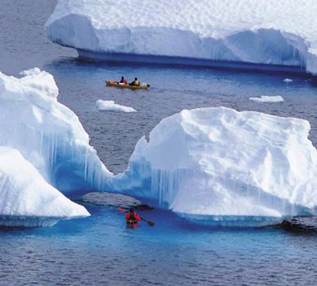 Kayaking in Antarctica with Aurora Expeditions