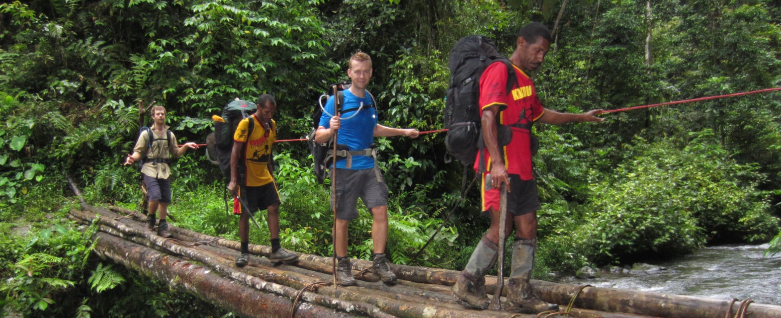 On the Kokoda Base Camp Trek with Joe Bonington