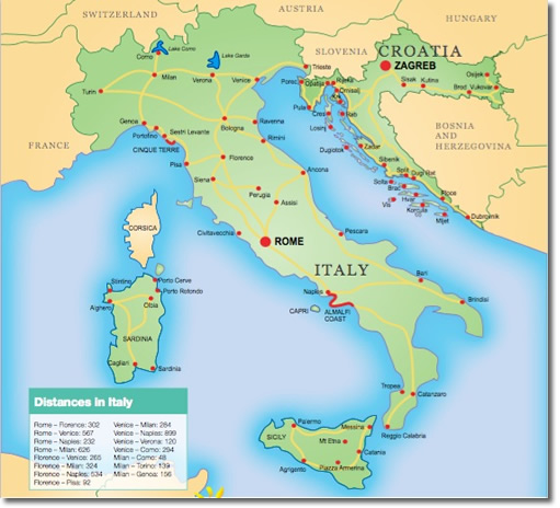 Italy map