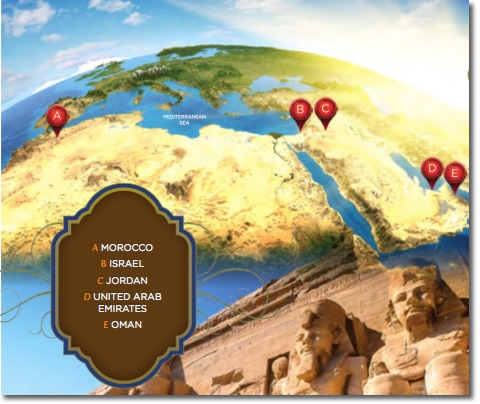 JC Holidays' Middle East & North Africa destinations