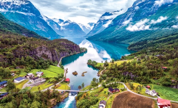 Lovatnet Lake, Norway