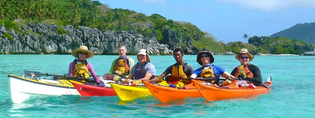 Kayaking in the Yasawa Islands, Fiji