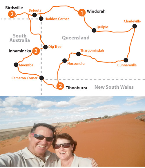 Explore the outback with Graham and Deb. 