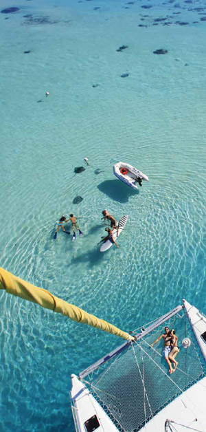 Sail boat, Tahiti.