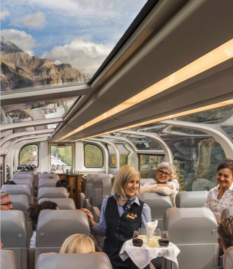 Inside the Rocky Mountaineer