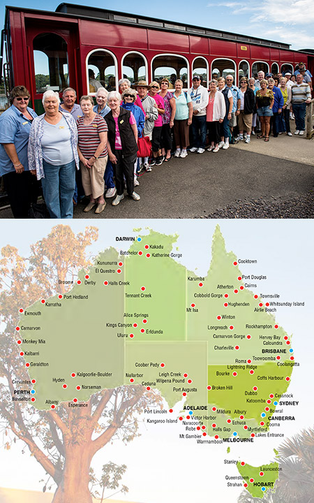 seniors coach tours australia